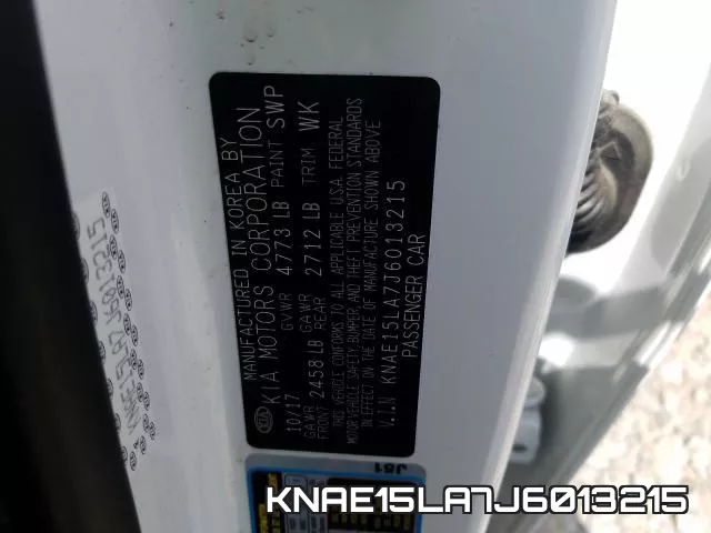 KNAE15LA7J6013215 фото 2