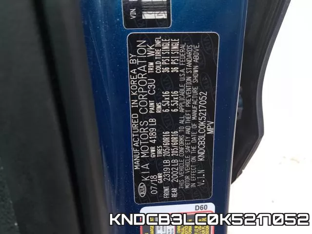 KNDCB3LC0K5217052 фото 2
