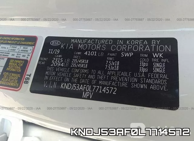 KNDJ53AF0L7714572 фото 10