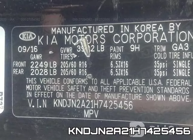 KNDJN2A21H7425456 фото 10