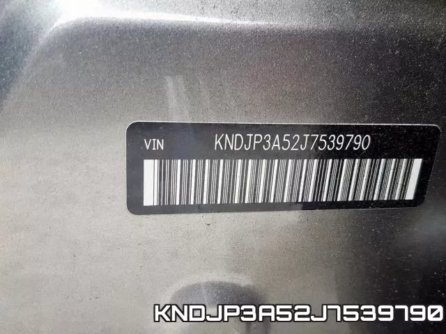KNDJP3A52J7539790 фото 2
