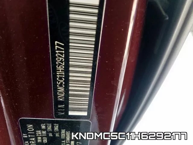 KNDMC5C11H6292177 фото 2