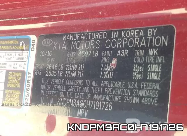 KNDPM3AC0H7191726 фото 10