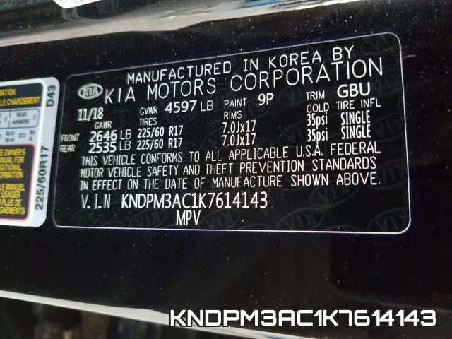 KNDPM3AC1K7614143 фото 2