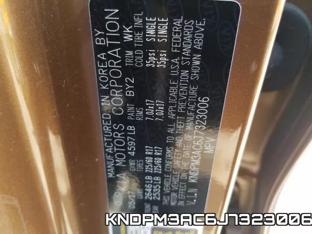 KNDPM3AC6J7323006 фото 2