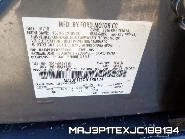 MAJ3P1TEXJC188134 фото 2