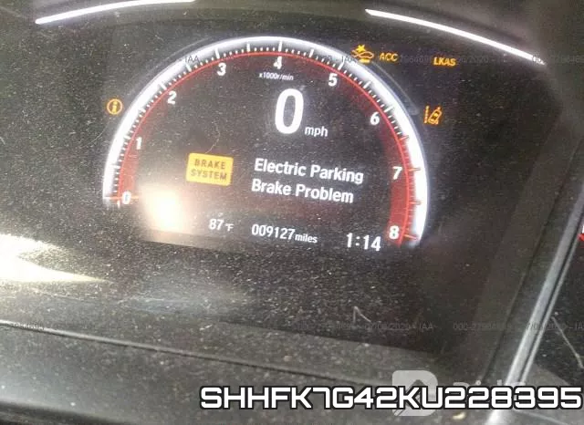 SHHFK7G42KU228395 фото 8