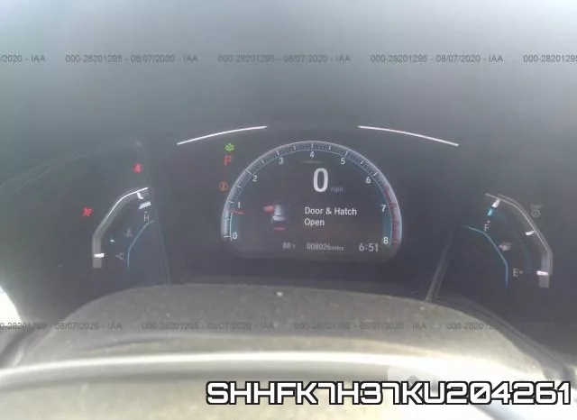 SHHFK7H37KU204261 фото 8