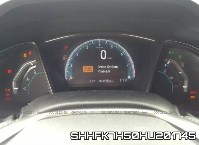 SHHFK7H50HU201745 фото 8