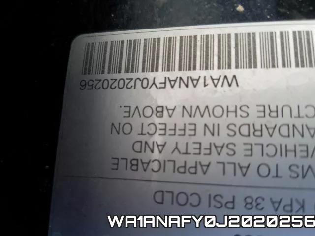 WA1ANAFY0J2020256 фото 2