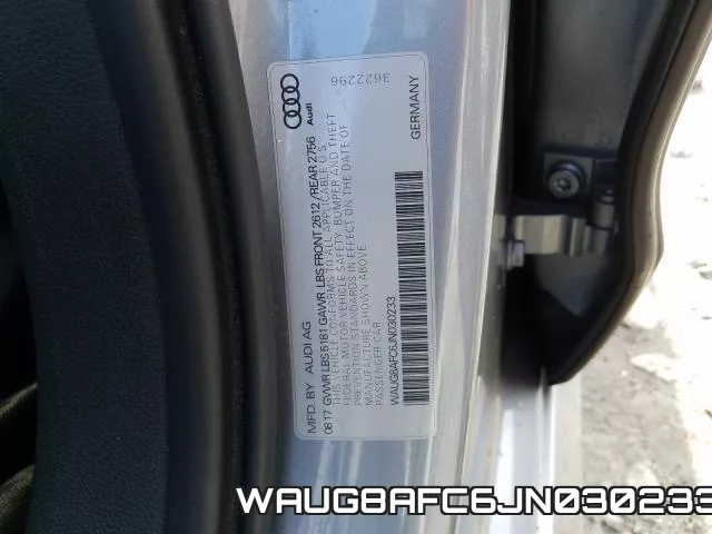 WAUG8AFC6JN030233 фото 2