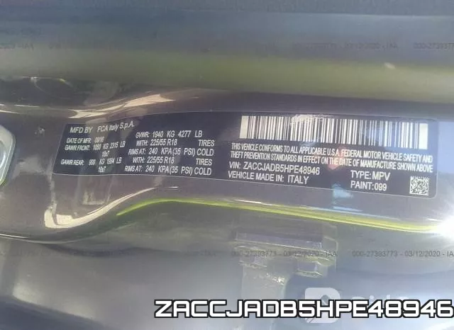 ZACCJADB5HPE48946 фото 10