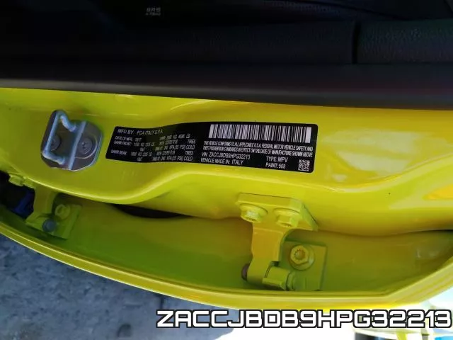 ZACCJBDB9HPG32213 фото 2