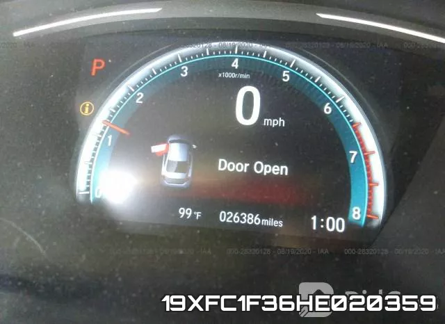 19XFC1F36HE020359 фото 8