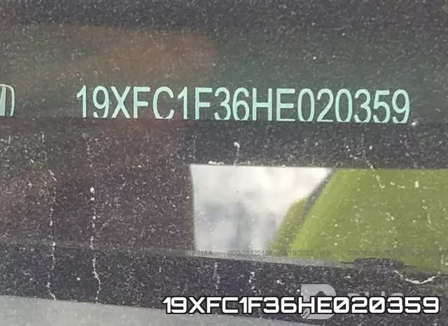 19XFC1F36HE020359 фото 10