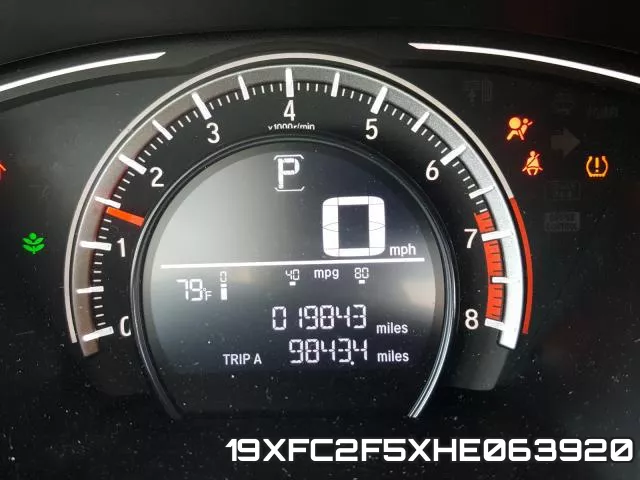 19XFC2F5XHE063920 фото 9