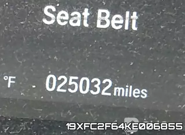 19XFC2F64KE006855 фото 8