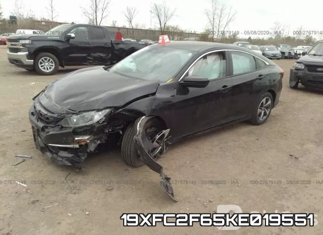 19XFC2F65KE019551 фото 3