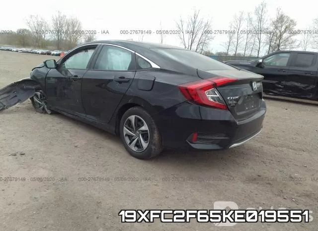 19XFC2F65KE019551 фото 4