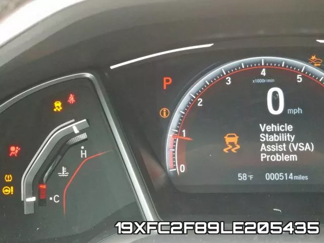 19XFC2F89LE205435 фото 9