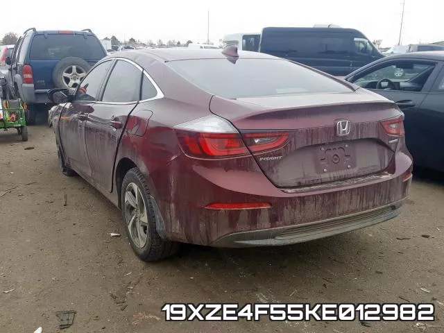 19XZE4F55KE012982 фото 4