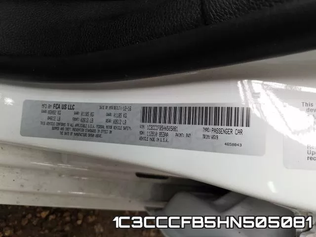 1C3CCCFB5HN505081 фото 2