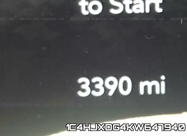 1C4HJXDG4KW647940 фото 8