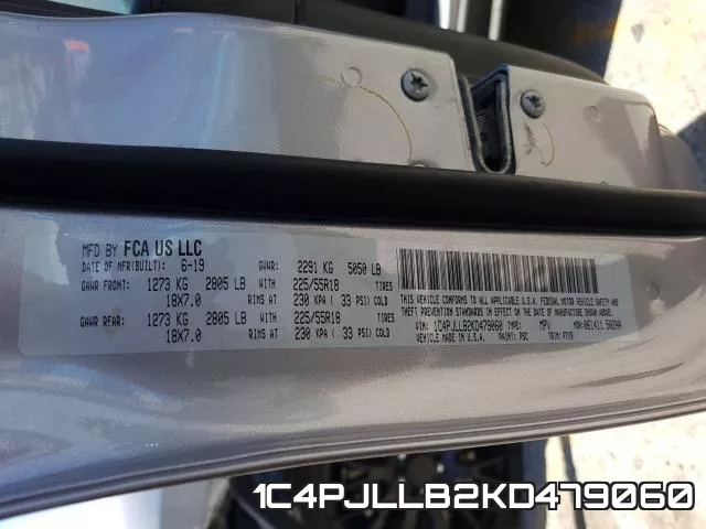 1C4PJLLB2KD479060 фото 2