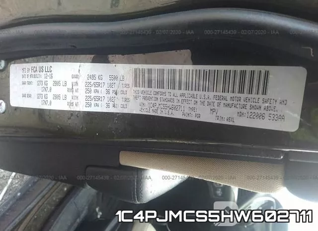 1C4PJMCS5HW602711 фото 10