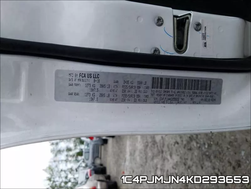 1C4PJMJN4KD293653 фото 2