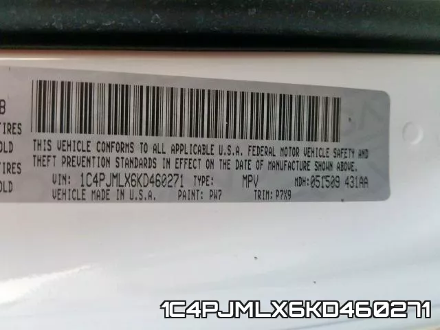 1C4PJMLX6KD460271 фото 2