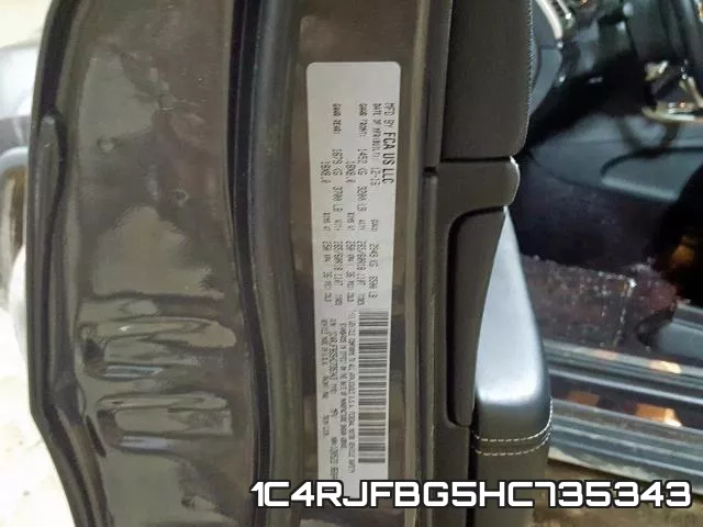 1C4RJFBG5HC735343 фото 2