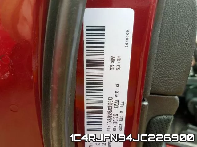 1C4RJFN94JC226900 фото 2