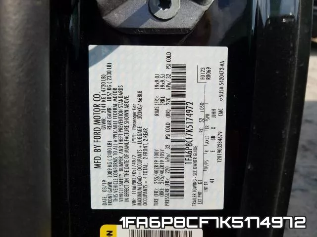 1FA6P8CF7K5174972 фото 2