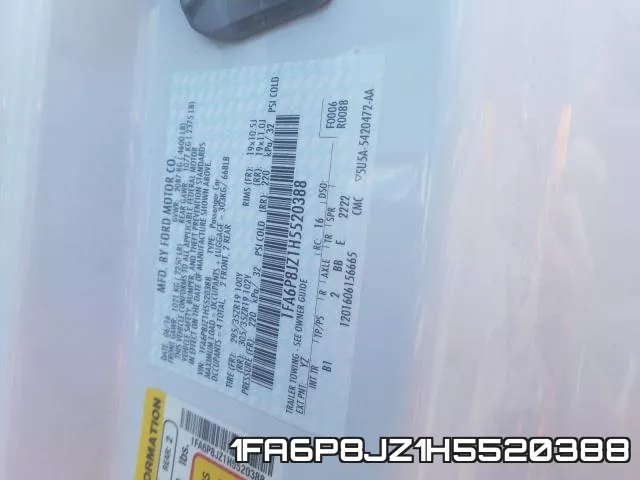 1FA6P8JZ1H5520388 фото 2