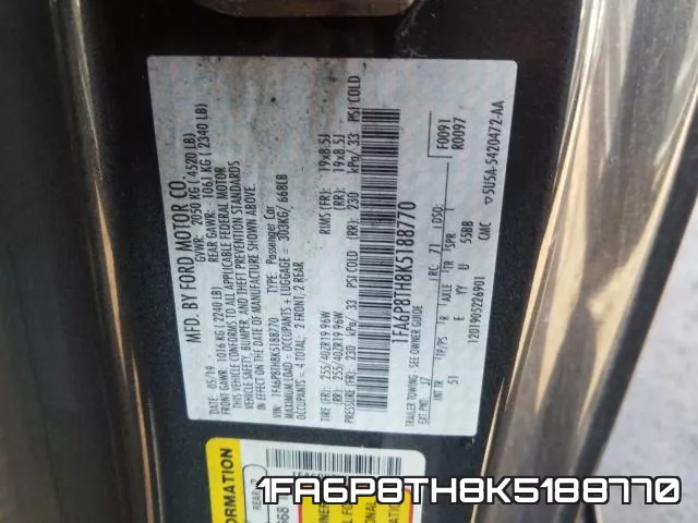 1FA6P8TH8K5188770 фото 2