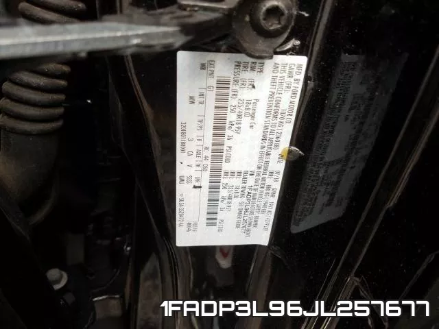 1FADP3L96JL257677 фото 2