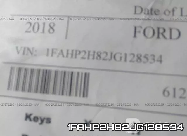 1FAHP2H82JG128534 фото 10