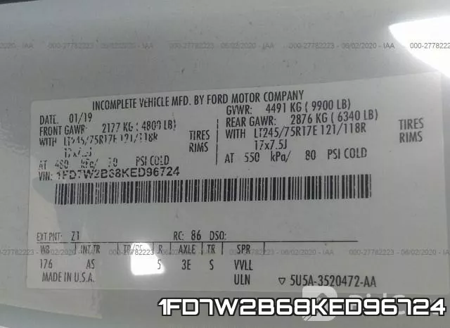 1FD7W2B68KED96724 фото 10