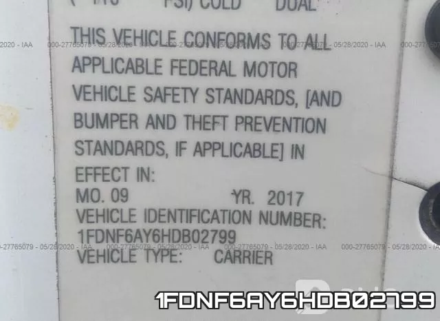 1FDNF6AY6HDB02799 фото 10