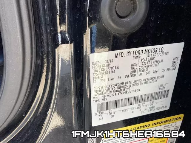 1FMJK1HT6HEA16684 фото 2