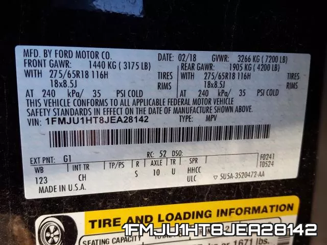 1FMJU1HT8JEA28142 фото 2