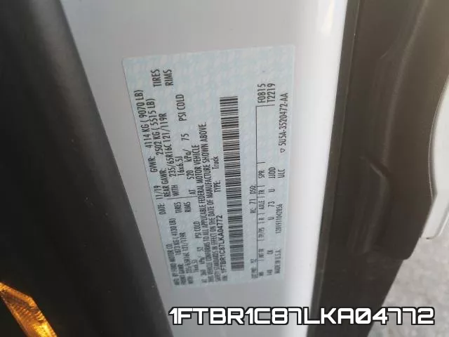 1FTBR1C87LKA04772 фото 2