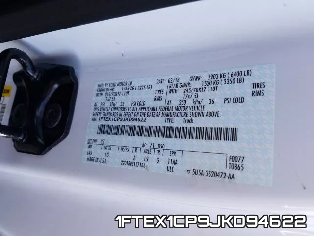 1FTEX1CP9JKD94622 фото 2