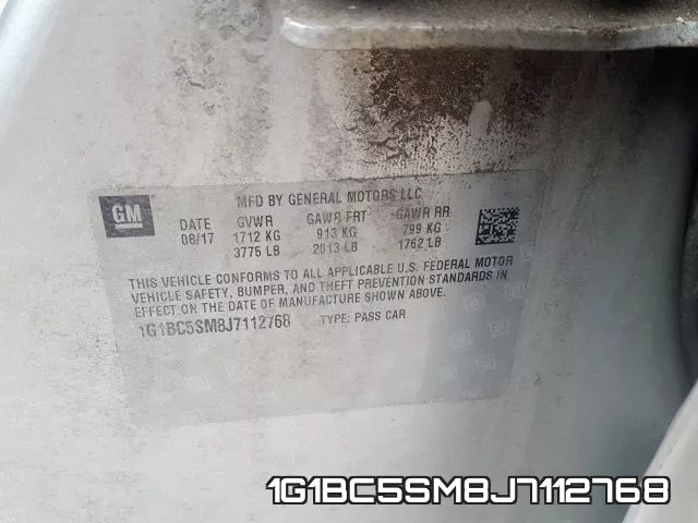 1G1BC5SM8J7112768 фото 2