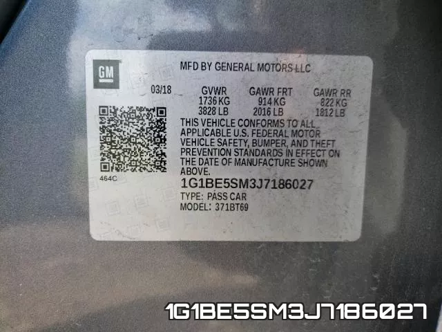 1G1BE5SM3J7186027 фото 2