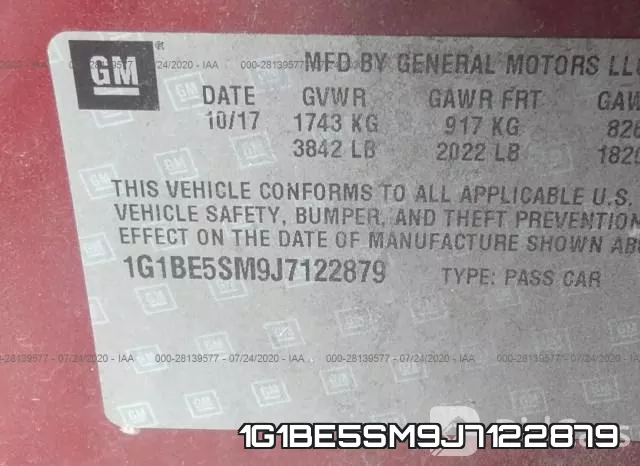 1G1BE5SM9J7122879 фото 10