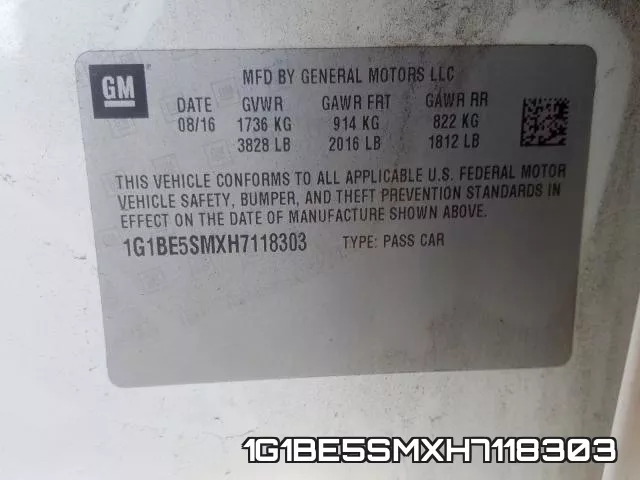 1G1BE5SMXH7118303 фото 2