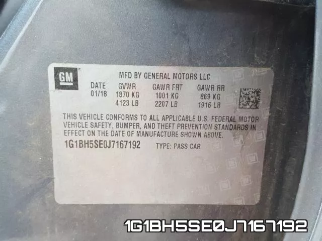 1G1BH5SE0J7167192 фото 2