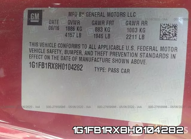 1G1FB1RX8H0104282 фото 10